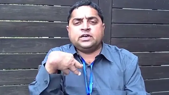 Abid Lashari, president of the National Disability and Development Forum, Pakistan, is interviewed at CBA8