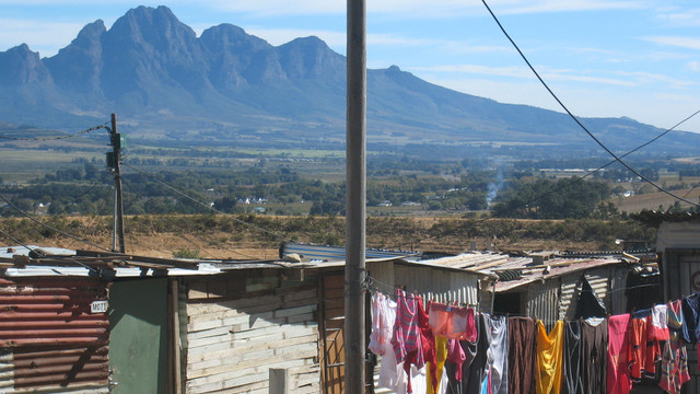 Langrug informal settlement, South Africa, May 2014 (Photo: Diana Mitlin/IIED)