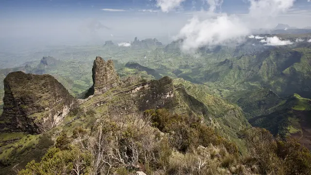 Ethiopia's Simien Mountains National Park is a World Heritage Site, but resource degradation has made lowland areas vulnerable to flooding caused by changing rainfall patterns. (Photo: Hulivili, Creative Commons via Flickr)