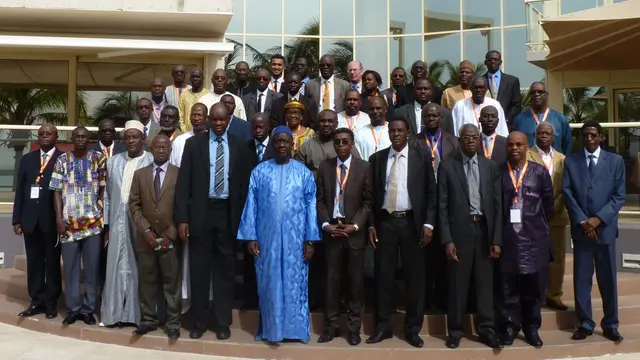 Delegates at the 4th Session of the Ministerial Monitoring Committee of Integrated Water Resources Management (IWRM) in West Africa (Photo: GWI West Africa)