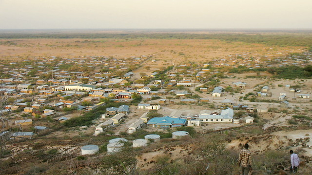 The growing economic centre of Merti town on the Ewaso Ng’iro river, arid lands of Kenya (Photo: Caroline King-Okumu)
