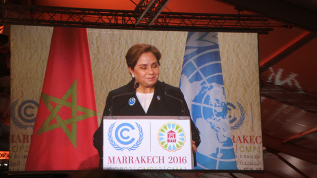UNFCCC Executive Secretary Patricia Espinosa opens COP22 (Photo: Takver, Creative Commons, via Flickr)