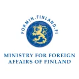 Ministry of Foreign Affairs, Finland logo.
