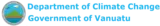 Ministry of Climate Change, Vanuatu logo.