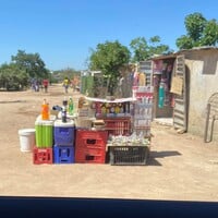 Small market stall.