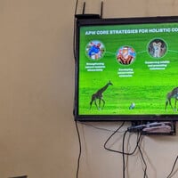 A presentation showing wildlife 