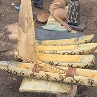 Museum pieces from the local community.