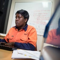 16. Betty Bernard Kakulu is a geologist at Geita Gold Mine. Around 40 per cent of her salary each month goes to supporting her mother and siblings, who live 300km away