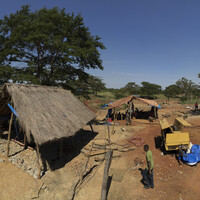 3. The small-scale Nsangano Gold Mine in Mawemeru village employs nearly 100 people from local communities
