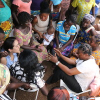 Women play a major role in the ASM sector in Ghana, as they do in all countries where ASM takes place. The meetings offered the chance to share ideas about improving working conditions and community wellbeing (Photo: Friends of the Nation)