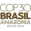 COP30 logo, words read 'COP30 Brasil Amazonia, Belem 2025'
