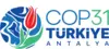 COP30 logo, words read 'COP31 Turkiye Antalya'