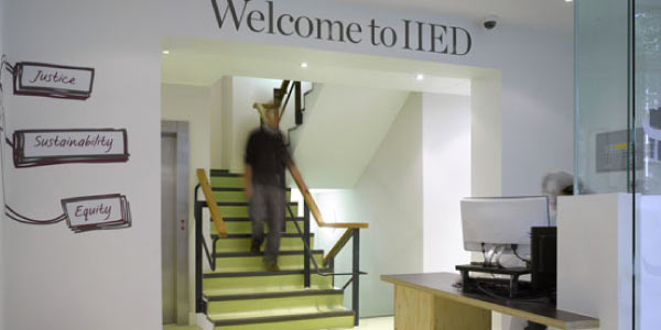IIED London office reception